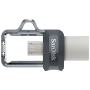 Clé USB SanDisk Ultra m3.0 double connectique micro-USB et USB 3.0 - 64 Go (SDDD3-064G-G46) Sandisk