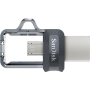 Clé USB SanDisk Ultra m3.0 double connectique micro-USB et USB 3.0 - 64 Go (SDDD3-064G-G46) Sandisk