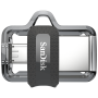 Clé USB SanDisk Ultra m3.0 double connectique micro-USB et USB 3.0 - 64 Go (SDDD3-064G-G46) Sandisk