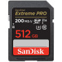 Carte mémoire SanDisk Extreme Pro SDXC UHS-I 512 Go (SDSDXXD-512G-GN4IN) Sandisk