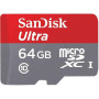 SDSQUAB-064G-GN6MN- 64Gb Sandisk Ultra MicroSDXC Class 10 Card Sandisk