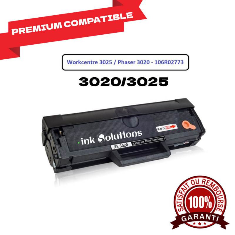 Toner Workcentre 3025 / Phaser 3020 / 106R02773 noir - Compatible GENERIC