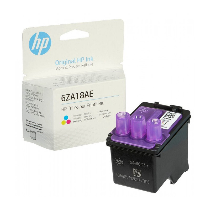 tête d’impression HP 3 couleurs pour smart tank GT (6ZA18AE) Hp