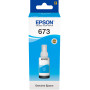 Bouteille d'encre Epson 673 C (T6732) Cyan d'origine (C13T67324A) EPSON