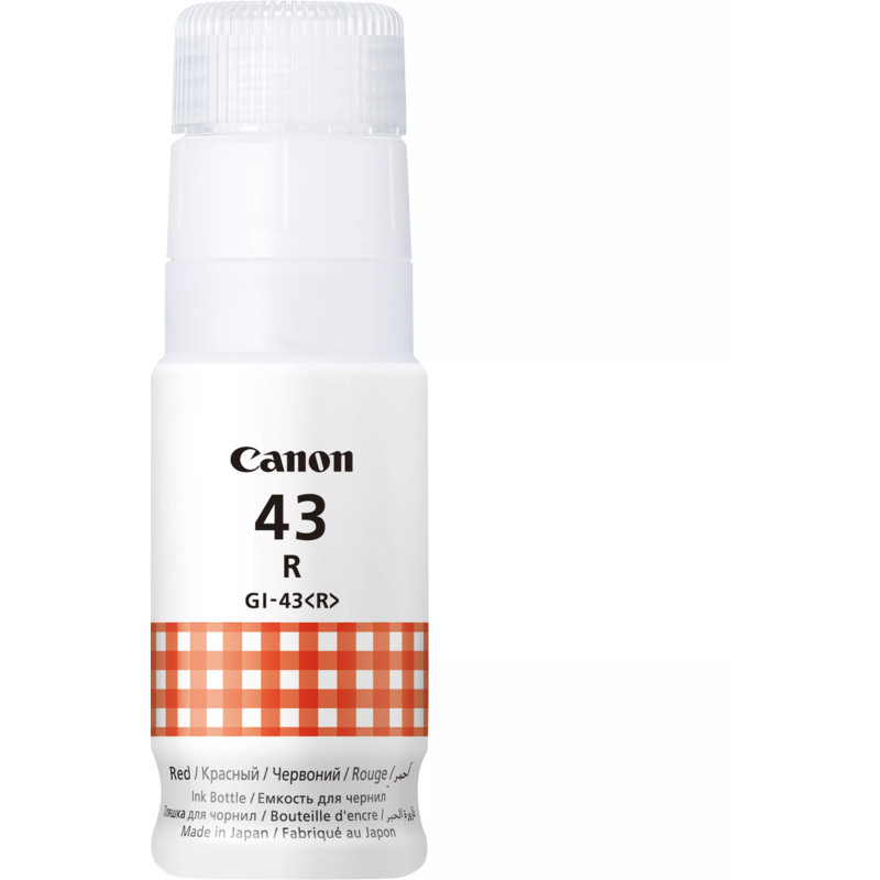 Bouteille d'encre Canon GI-43R Red d'origine (4716C001AA) Canon