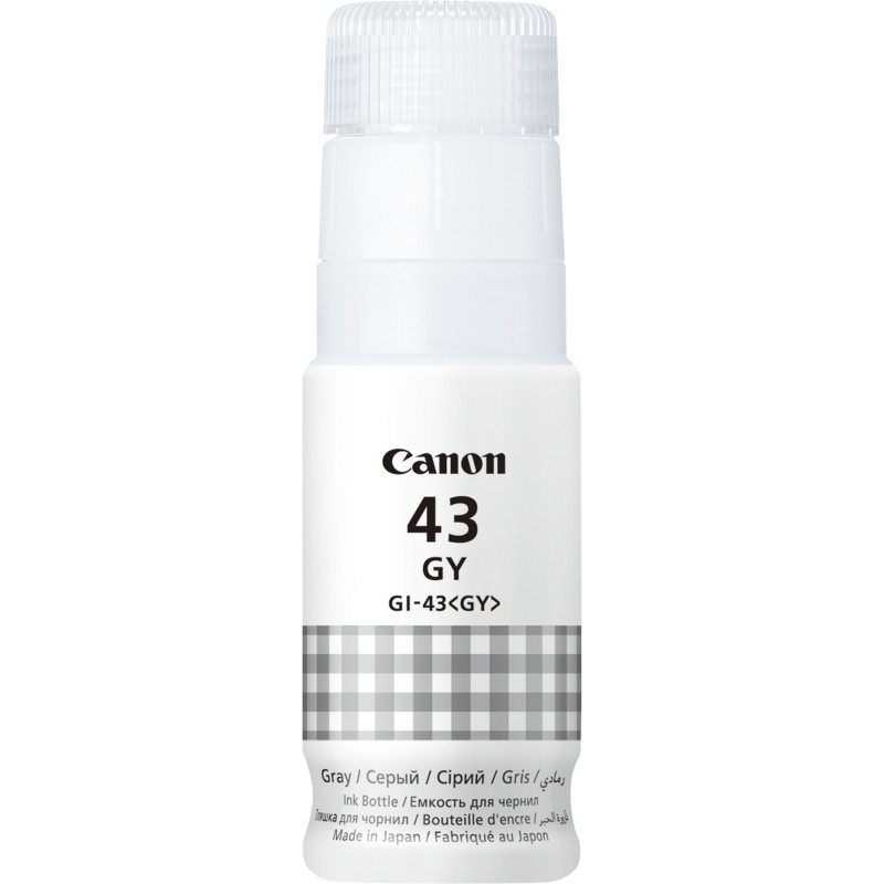 Bouteille d'encre Canon GI-43GY Gris d'origine (4707C001AA) Canon
