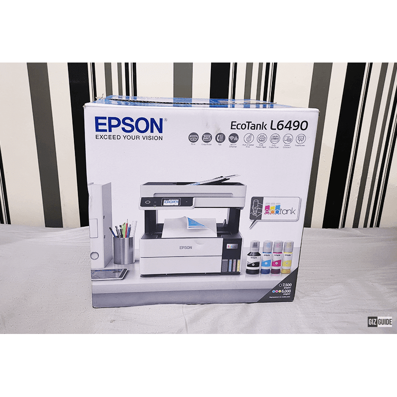 Imprimante Epson EcoTank L6490 multifonction à réservoirs rechargeable