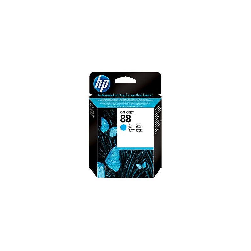 Cartouche d'encre HP d'origine 88 Cyan (C9386AE) Hp