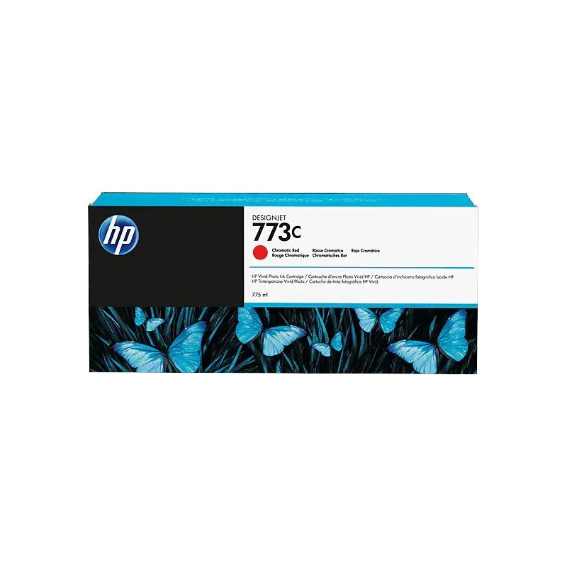 Cartouche d'encre HP d'origine 773C Rouge Chromatique (C1Q38A) Hp