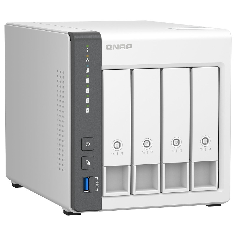 Serveur NAS Qnap TS-464U-4G 4 baies RAM 4Go Quad-Core