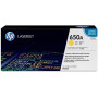 Toner HP LaserJet d'origine 650A Jaune (CE272A)