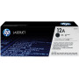 Toner HP LaserJet d'origine 12A Noir (Q2612A) Hp