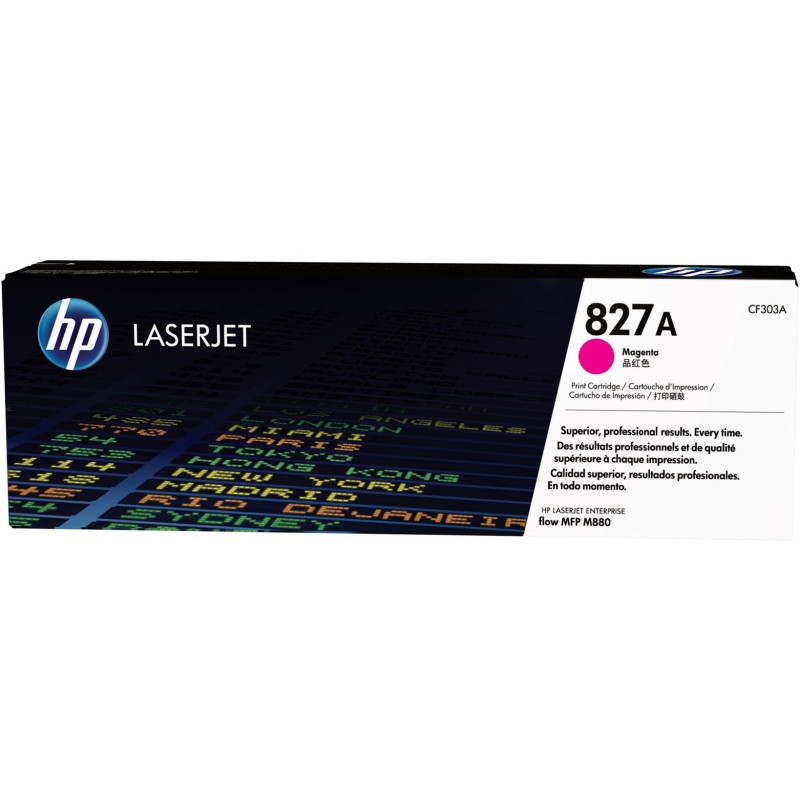 Toner HP LaserJet d'origine 827A Magenta (CF303A) Hp