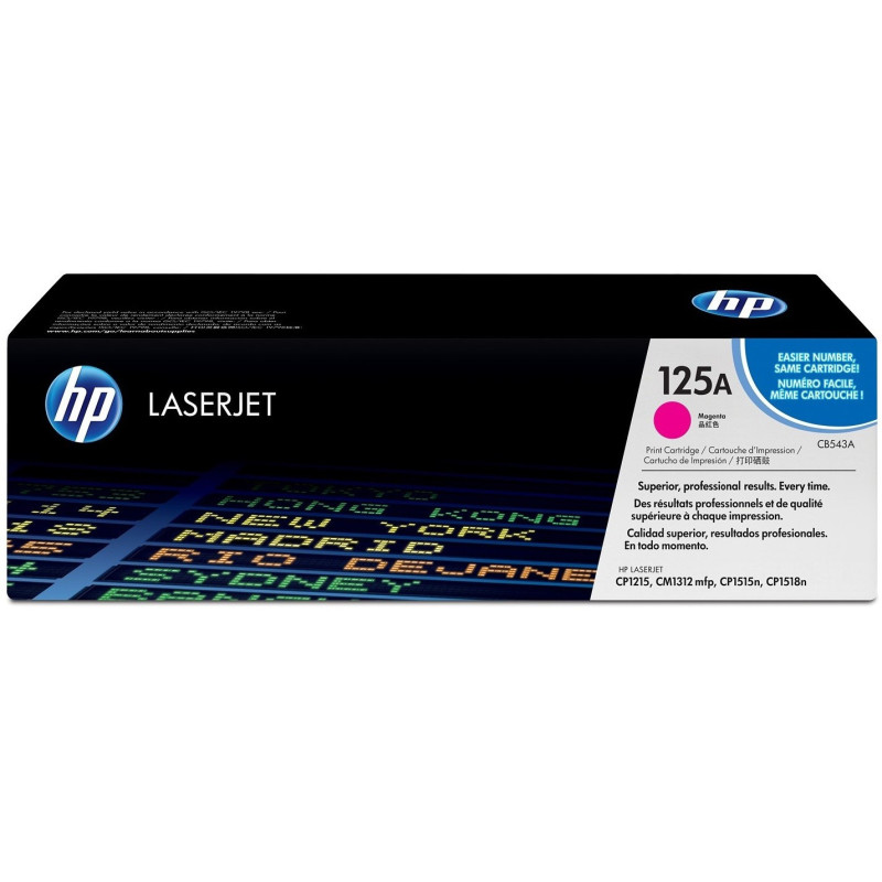 Toner HP LaserJet d'origine 125A Magenta (CB543A)