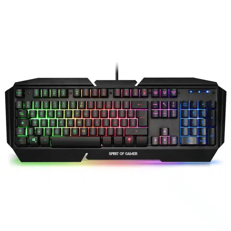 PRO-K5-SPIRIT OF GAMER – RETRO-ECLAIRAGE RGB – CLAVIER SEMI-MECANIQUE SPIRIT OF GAMER