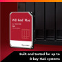 Disque Dur 3.5 Western Digital WD Red Plus 2 To 5400 RPM (WD20EFPX) pour serveur NAS Wetern Digital