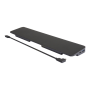 STATION D'ACCUEIL USB-C V7 12 X 1 PORTS ( HDMI,VGA,DISPLAY,RJ45 ETHERNET USB 2.0,USB 3.1/3.0,USB C) 