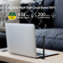 TP-LINK AC600 Adaptateur USB double bande sans fil à gain élevé (ARCHER T2U PLUS) TP-LINK