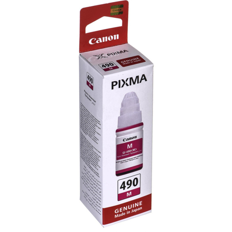 Bouteille d'encre Canon d'origine GI-490 M Magenta (0665C001AB) Canon