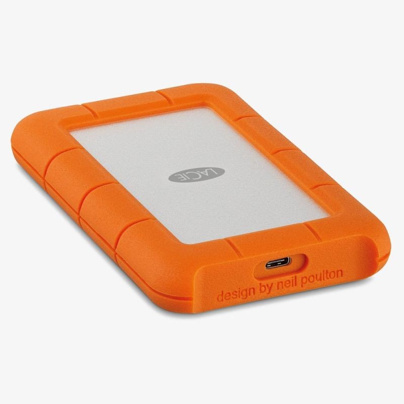 Disque dur externe LaCie 5To Rugged USB-C (Apple) antichoc 2.5'' (STFR