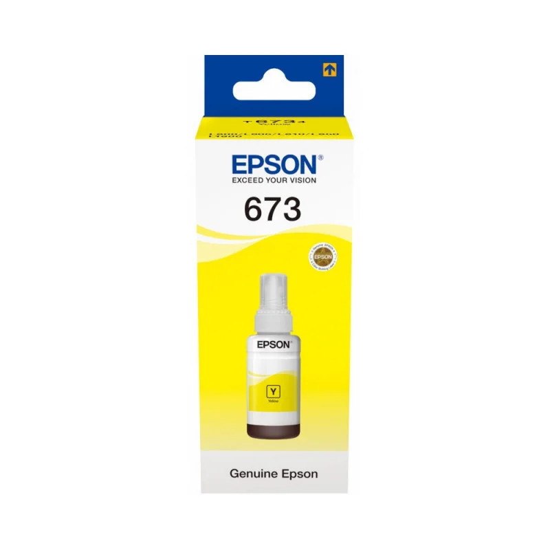 Bouteille d'encre EPSON T6734 Jaune (C13T67344A) EPSON