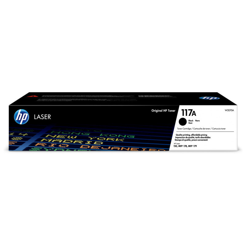 Toner HP LaserJet 117A d'origine Noir (W2070A) Hp
