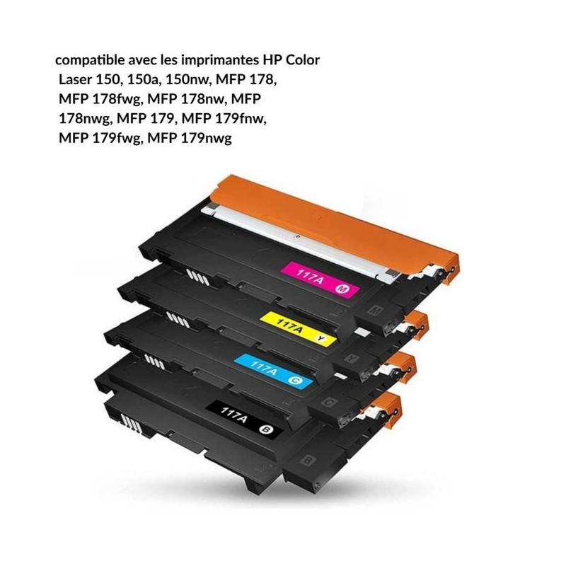 Pack toner 117A - Compatible GENERIC