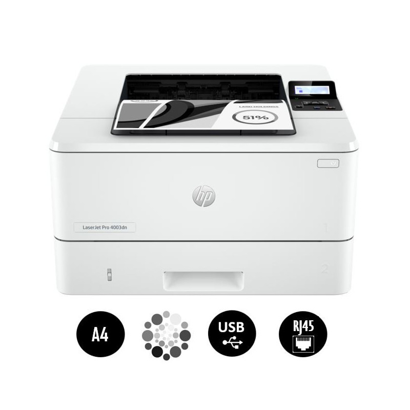 Imprimante Laser Monochrome HP LaserJet Pro 4003dn (2Z609A) Hp