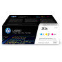 HP Cartouche 312A toner Cyan Tri-Pack Cartouche (CF440AM) Hp