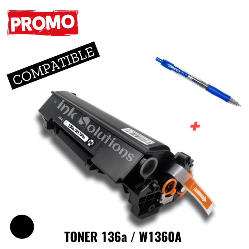 Toner 136A / W1360A noir compatible GENERIC