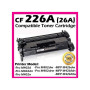 Toner 26A / CF226a / 052 noir - Compatible GENERIC