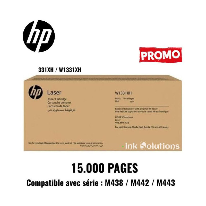 Hp toner 331XH (W1331XH) original pour 408dn / 432fdn Hp
