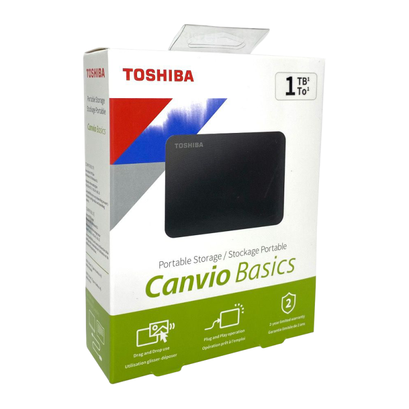 Disque dur externe TOSHIBA Pack 2To canvio basics + housse