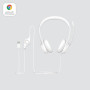 Logitech H390 Casque Avec fil Arceau Bureau/Centre d'appels USB Type-A Blanc (981-001286) Logitech