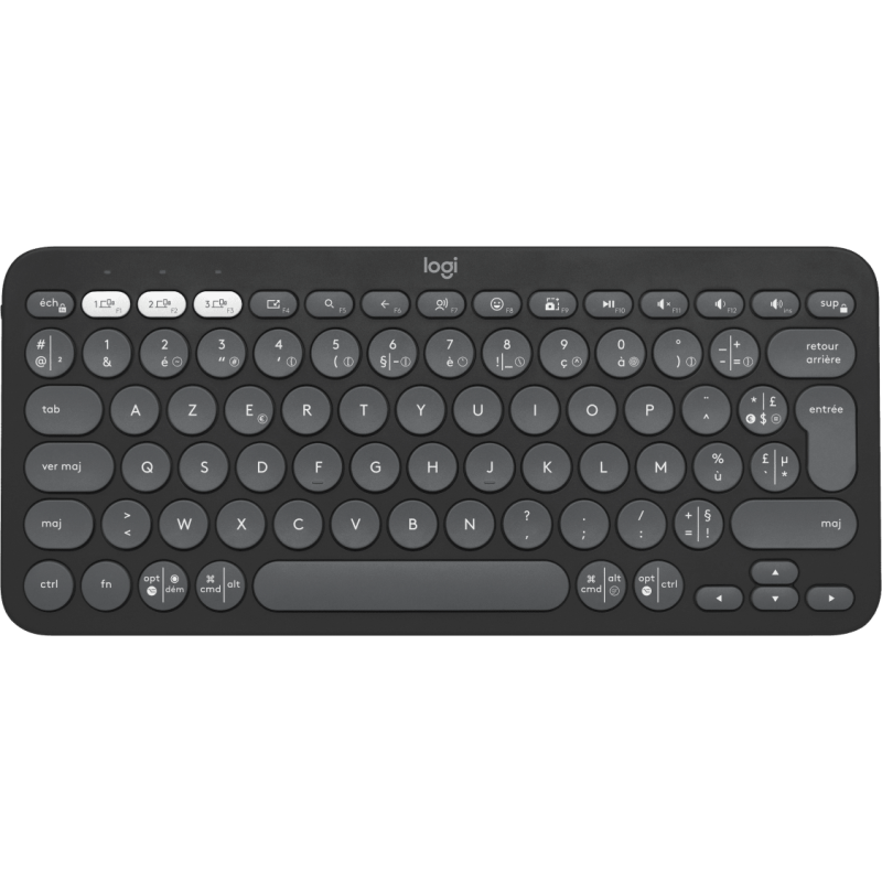 Clavier sans fil Logitech Pebble Keys 2 K380s - Français (AZERTY) Logitech