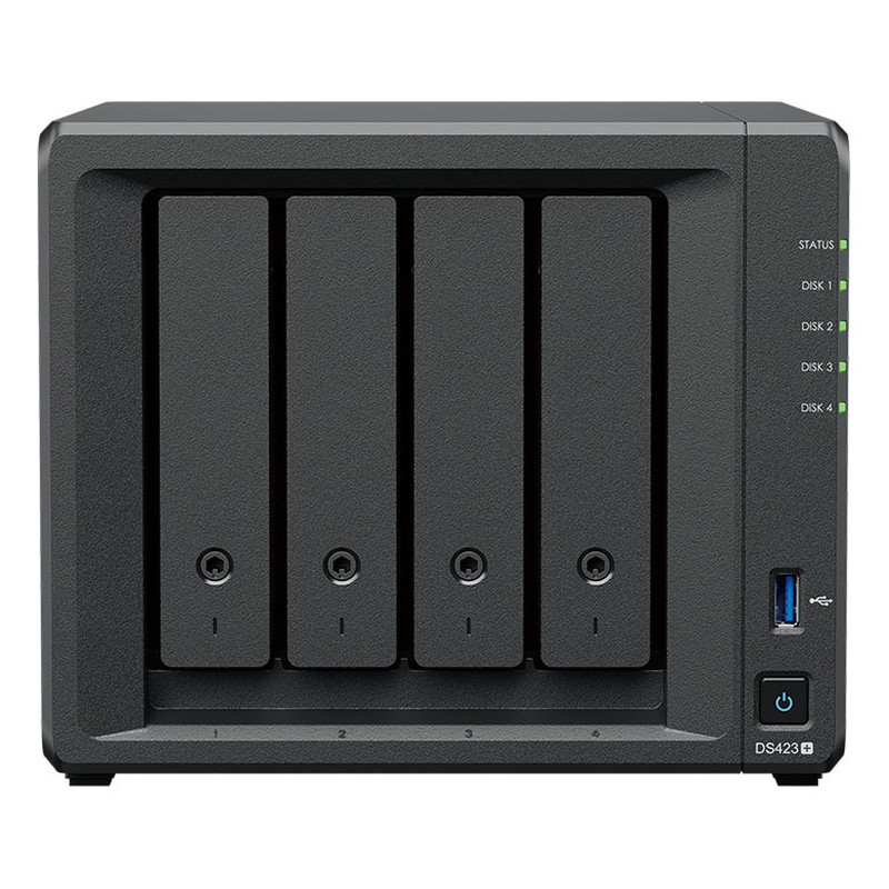 Serveur NAS Synology DiskStation DS423+ 4 baies - 2 Go de RAM DDR4 - Intel Celeron J4125 Synology