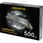 Disque Dur interne SSD ADATA LEGEND 800 GOLD PCIe Gen4 x4 M.2 2280 - 500 Go (ALEG-800-500GCS) Adata